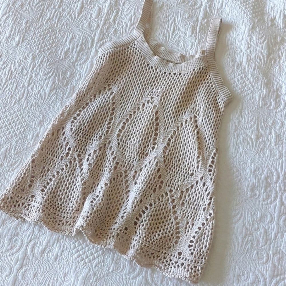 Lauren Conrad S Off White Crochet Tank - Picture 4 of 9